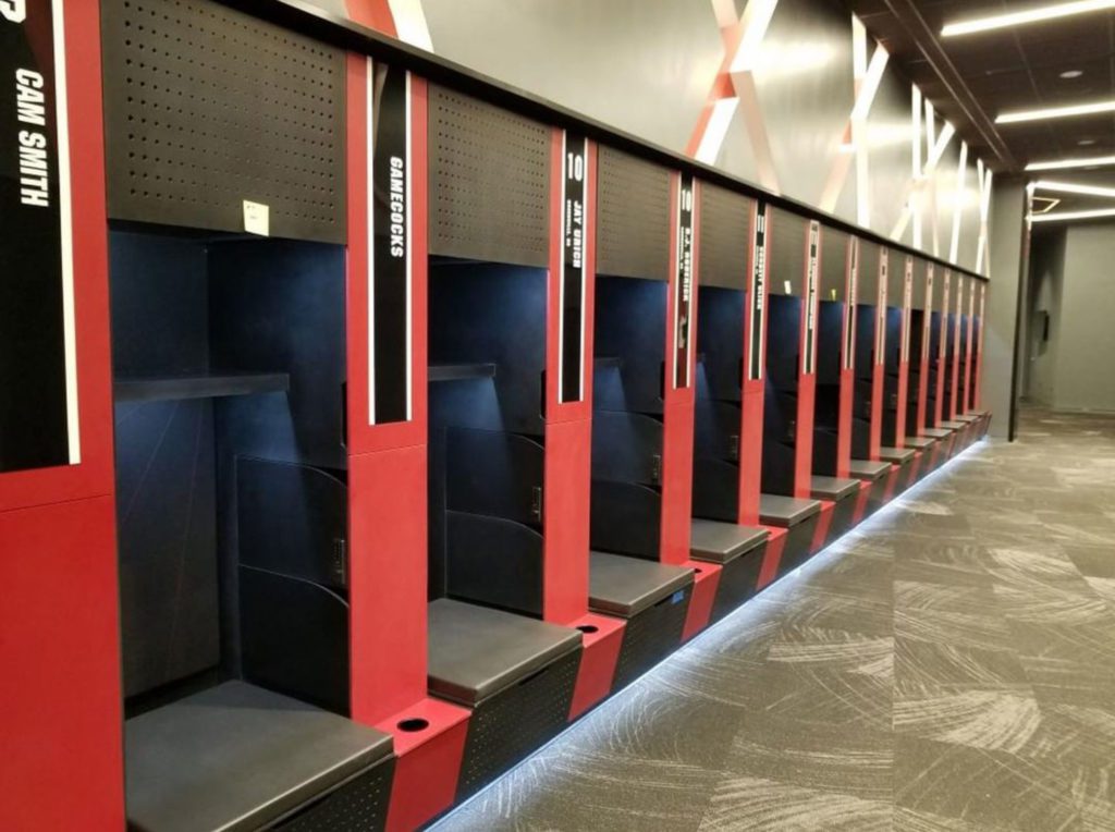 South Carolina solid surface lockers by Shield Lockers