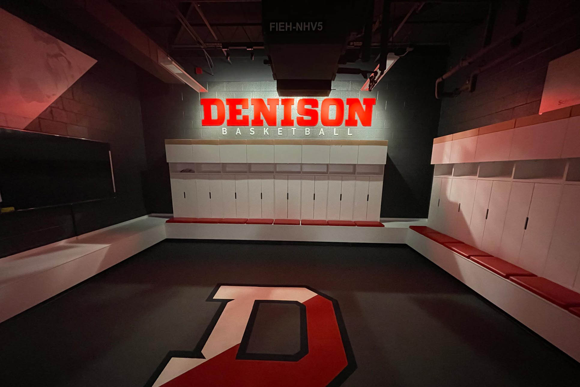 Denison Big Red Basketball Lockers - SHIELD Lockers