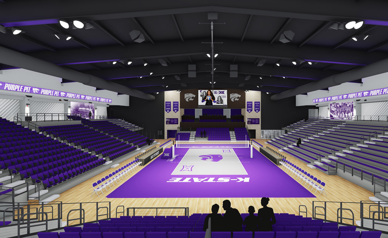 Kansas State Wildcats Volleyball Lockers SHIELD Lockers