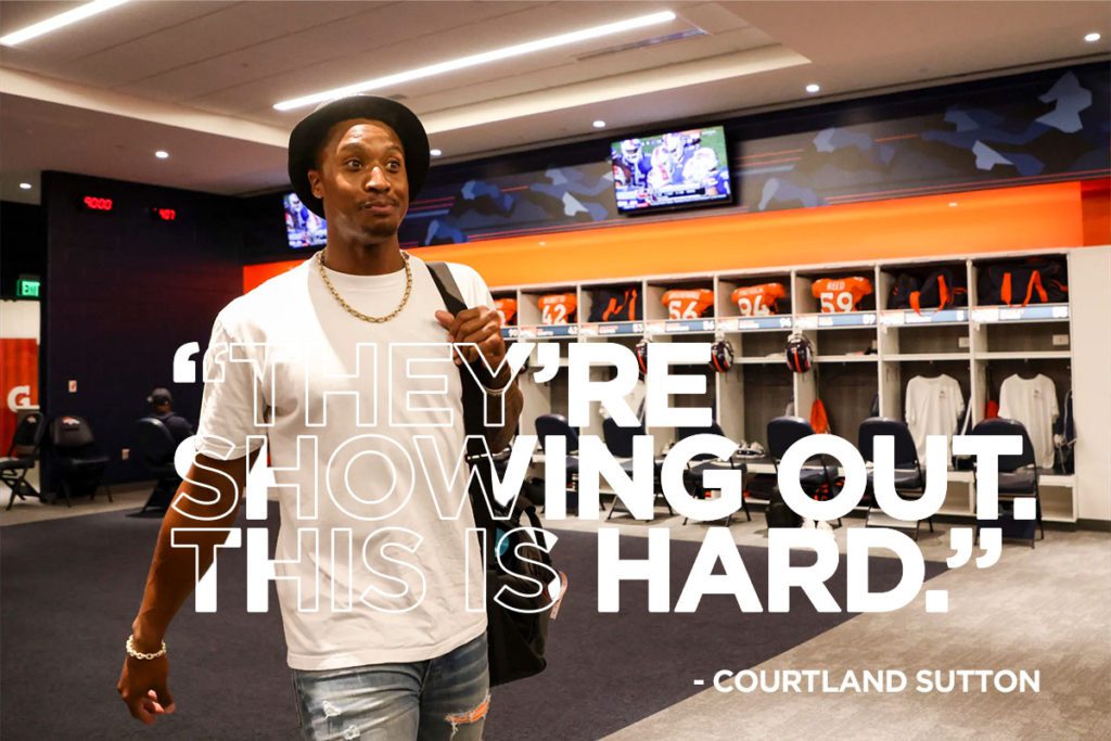 Denver Broncos Football Lockers SHIELD Lockers