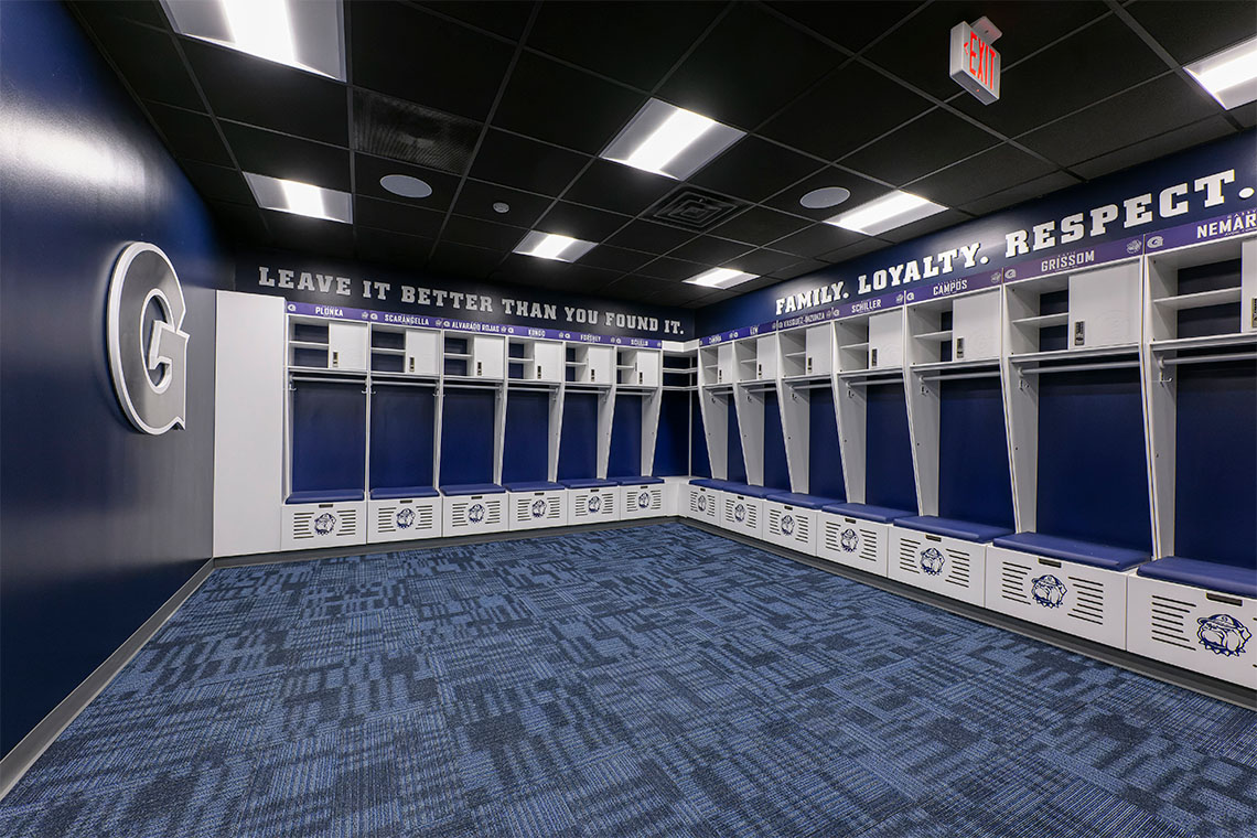 Georgetown Hoyas Softball Lockers | SHIELD Lockers