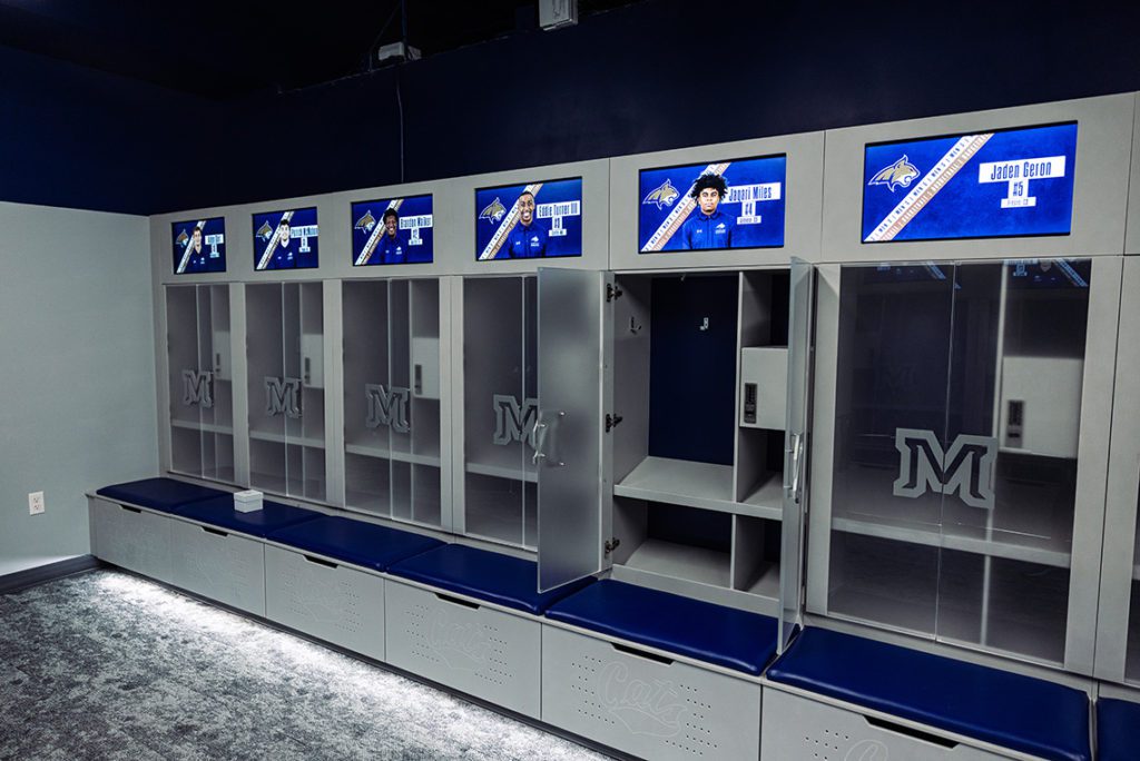 Montana State Bobcats Basketball Lockers | SHIELD Lockers