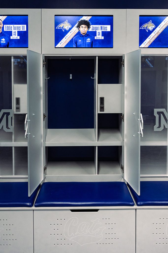 Montana State Bobcats Basketball Lockers | SHIELD Lockers