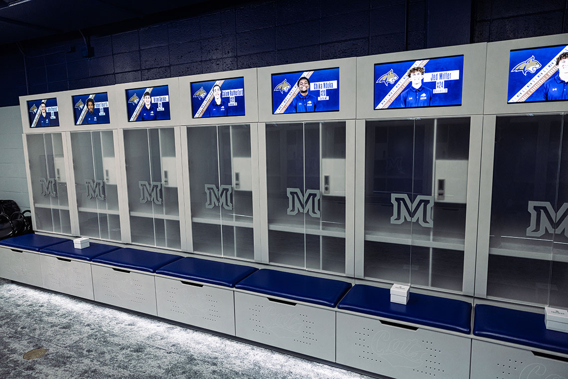 Montana State Bobcats Basketball Lockers | SHIELD Lockers